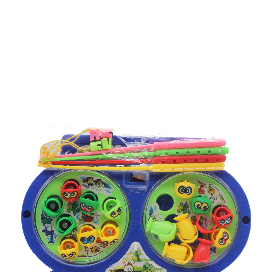 Fishing Game with Rotating Board Toy for Kids