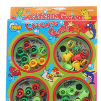 Fishing Game with Rotating Board Toy for Kids
