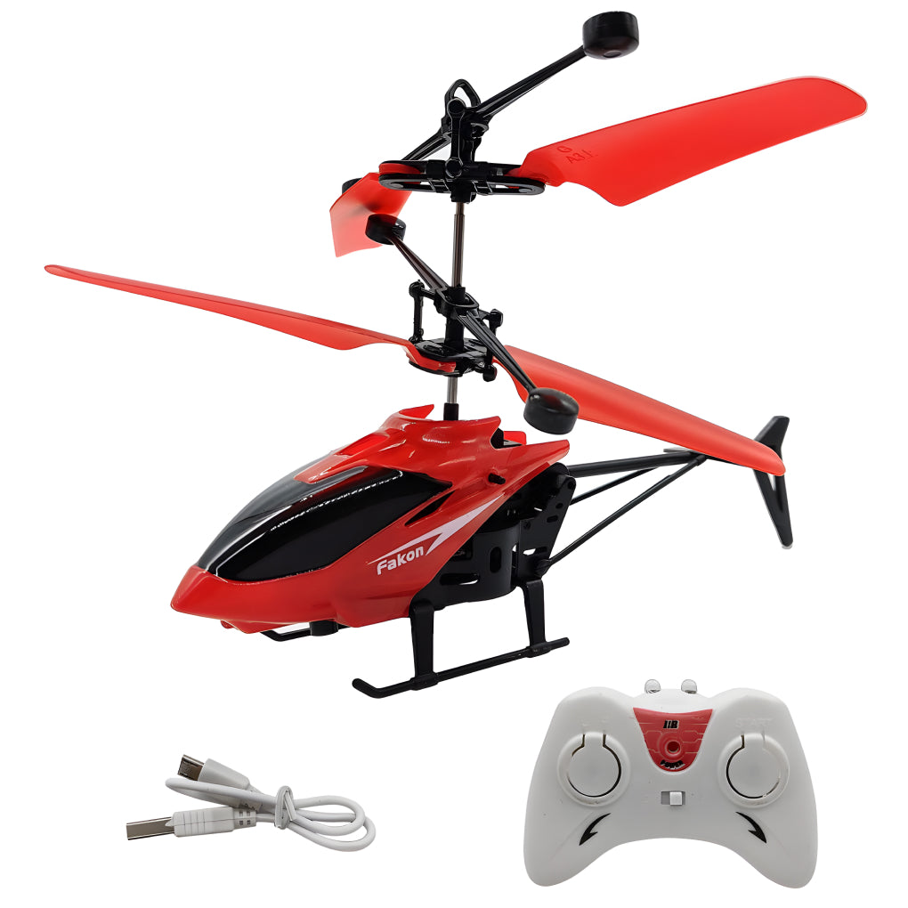 Exceed Helicopter Remote Control and Hand Sensor Charging Helicopter Toys with 3D Light Toys for Kids
