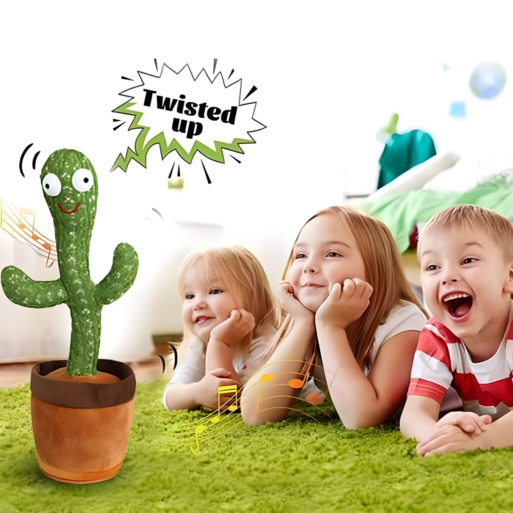 Cactus Talking Toy for Kids Dancing Cactus Toys Can Sing Wriggle & Singing Recording Repeat What You Say Funny Education Toys Playing Home Decor Items for Kids