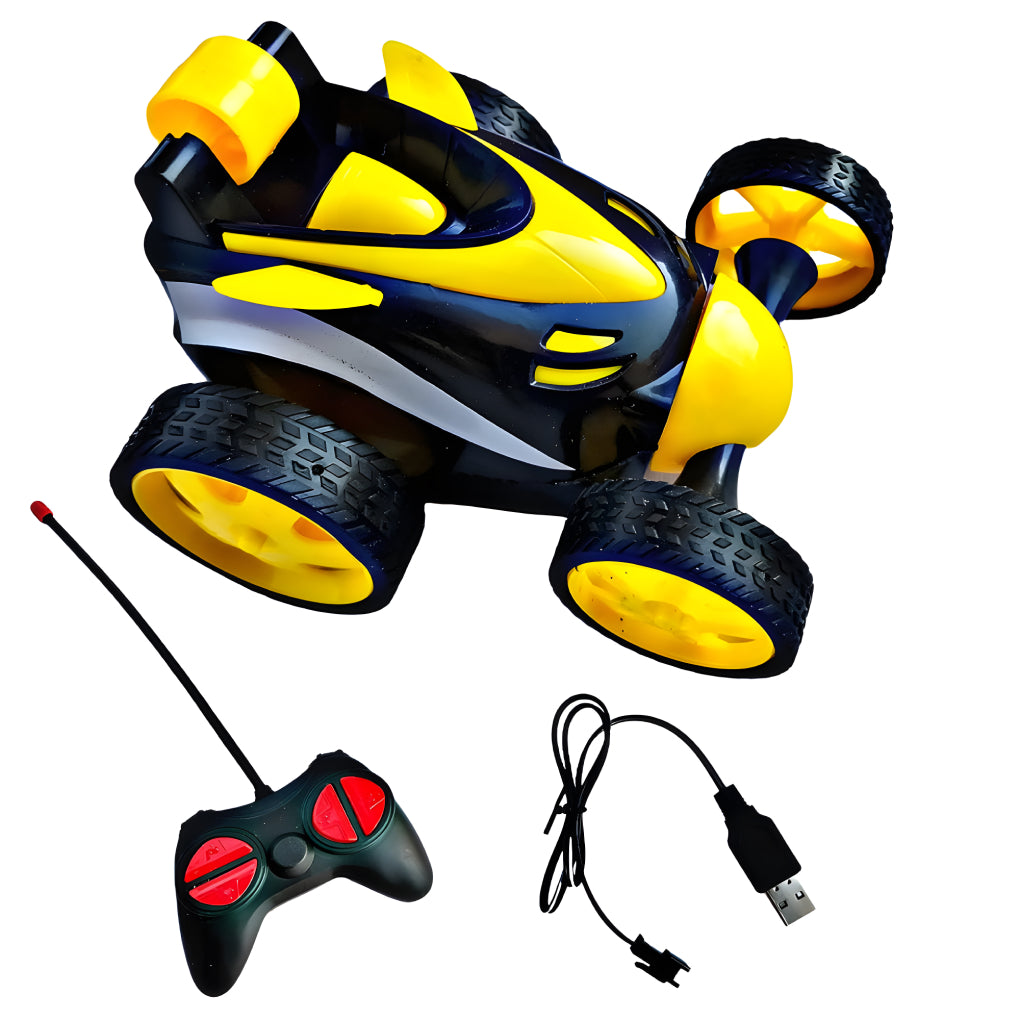 Stunt Car Remote Control Rechargeable Car 360 Degree Spinning Toy for Kids