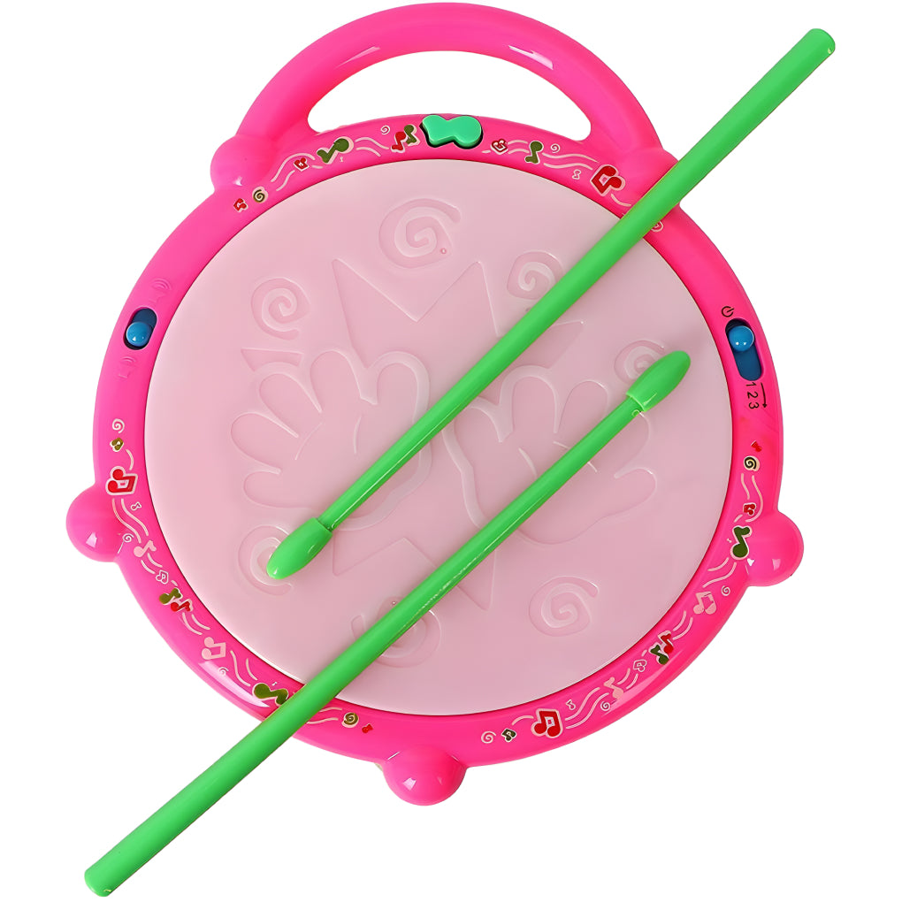 Musical Drum with 3D Flash Lights and Sound Toy for Kids