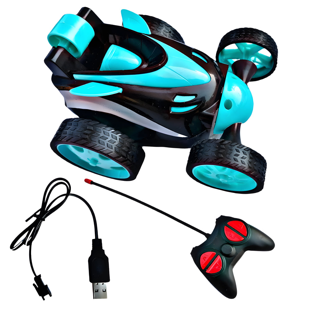 Stunt Car Remote Control Rechargeable Car 360 Degree Spinning Toy for Kids