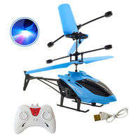 Exceed Helicopter Remote Control and Hand Sensor Charging Helicopter Toys with 3D Light Toys for Kids
