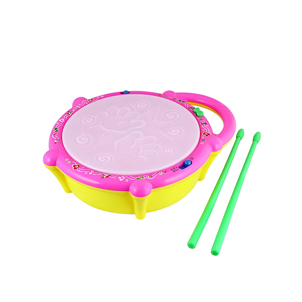 Musical Drum with 3D Flash Lights and Sound Toy for Kids