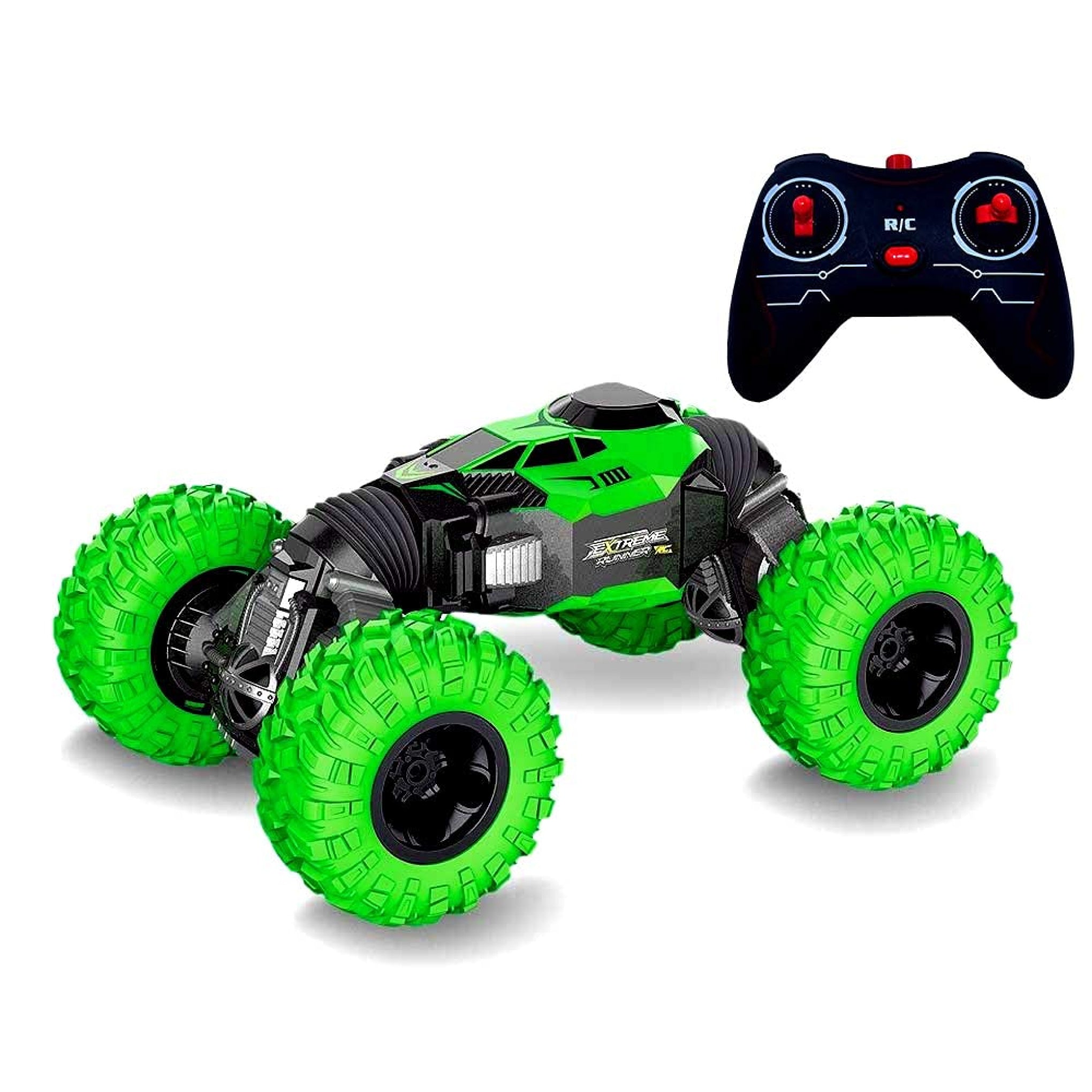 Double Sided Stunt Racing 4 Wheel Drive Off Road Rock Crawler Remote Control RC Car with 2.4 GHz for Kids, Boys & Adults