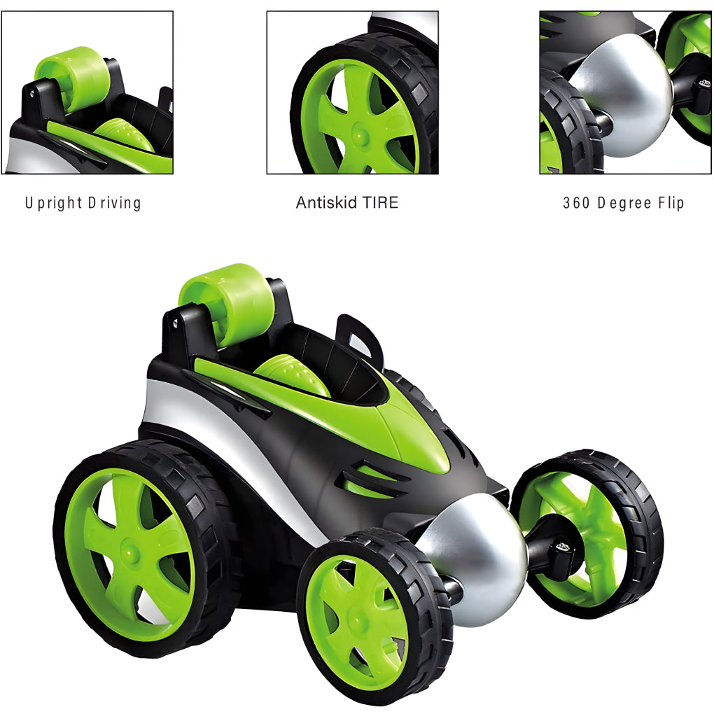 Stunt Car Remote Control Rechargeable Car 360 Degree Spinning Toy for Kids