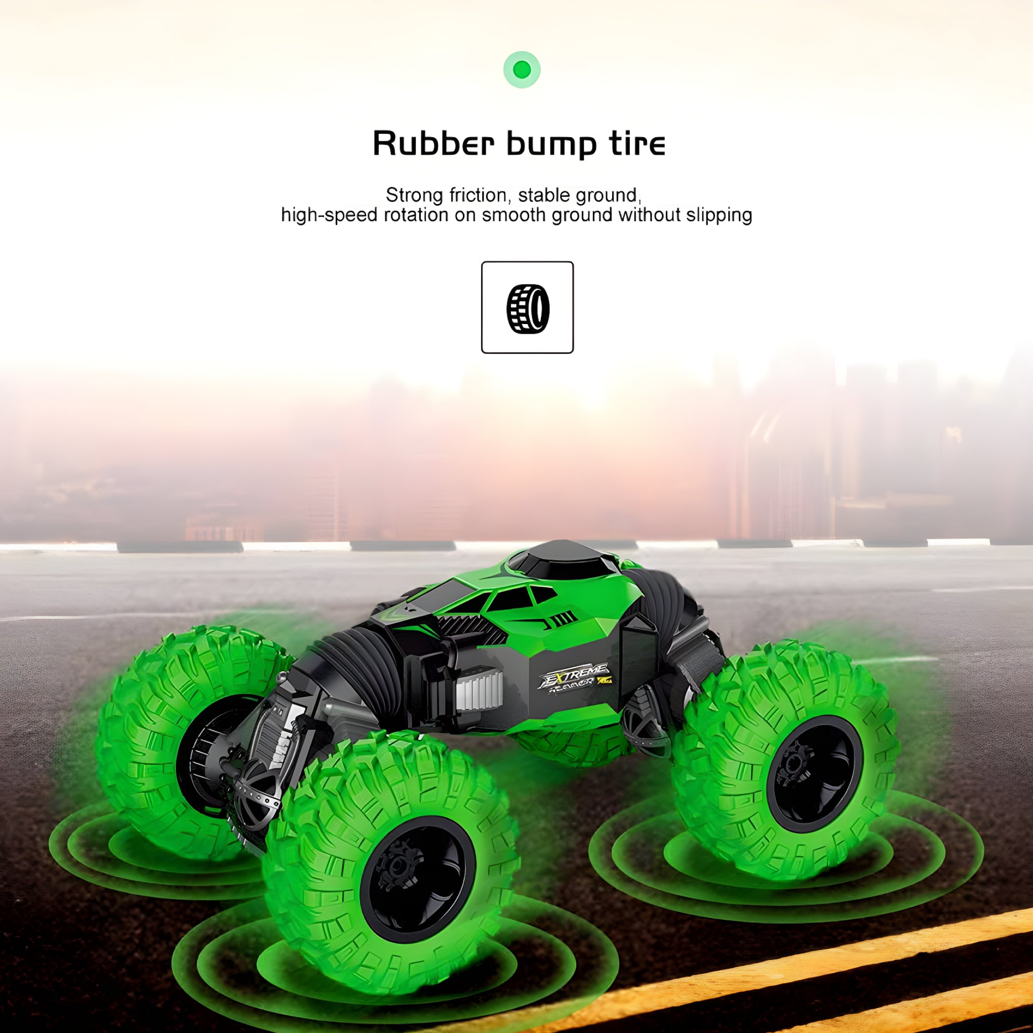 Double Sided Stunt Racing 4 Wheel Drive Off Road Rock Crawler Remote Control RC Car with 2.4 GHz for Kids, Boys & Adults