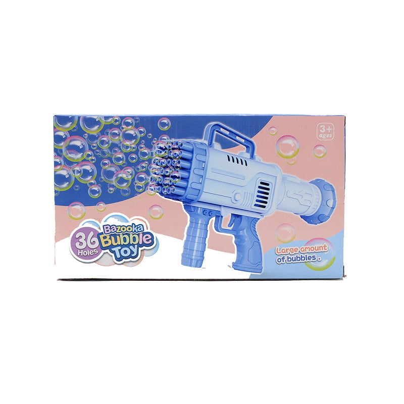 Bubble Blast Kids: Soap Solution Bubble Gun Launcher Machine